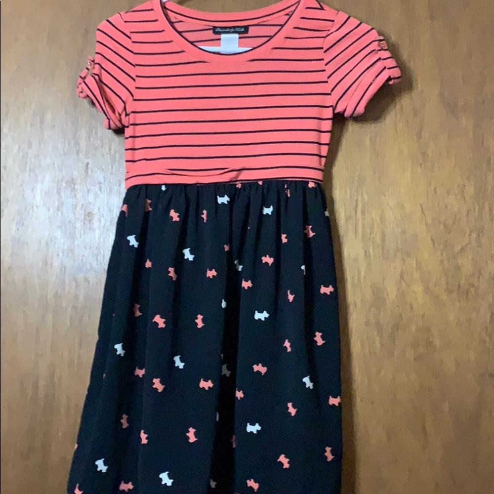 Disorderly kids dog print dress